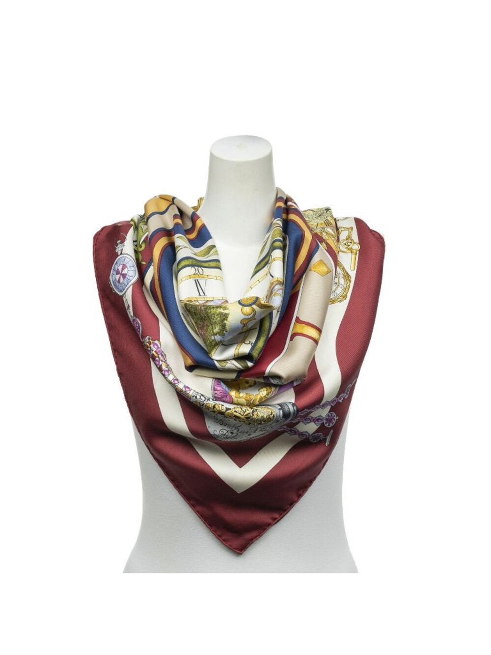 Hermes Scarf Red